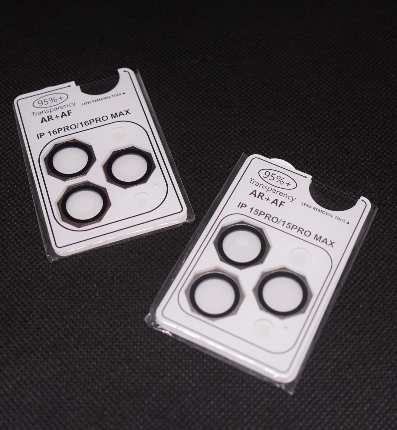 Hexagon shape AR (Anti-Reflective) and AF (Anti-Fingerprint) technical coatings.camera lenses